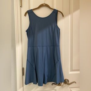 Everyday Backless Stretchy 2-in-1 Flare Golf Dress